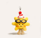 Sunflower Plush Bag Charm Keychain - Modomu