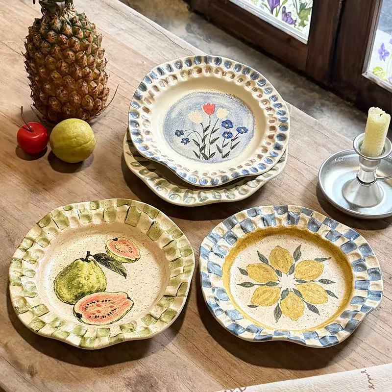 Hand-Pinched Ceramic Plate