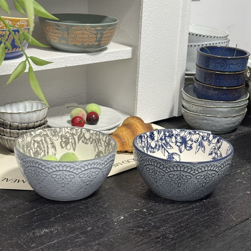 Ceramic Noodle and Rice Bowl
