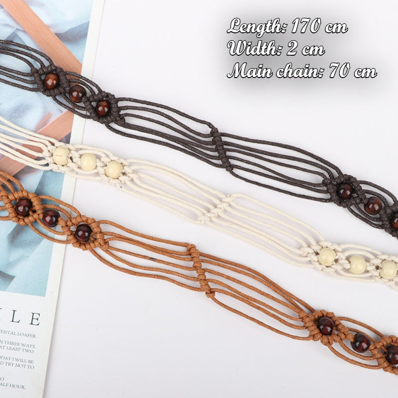 Bohemian Beaded Waist Belt - Modomu