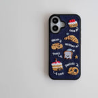 Embroidery Bread English Phone Case