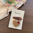 Plush Bow Fabric Hair Clip - Modomu