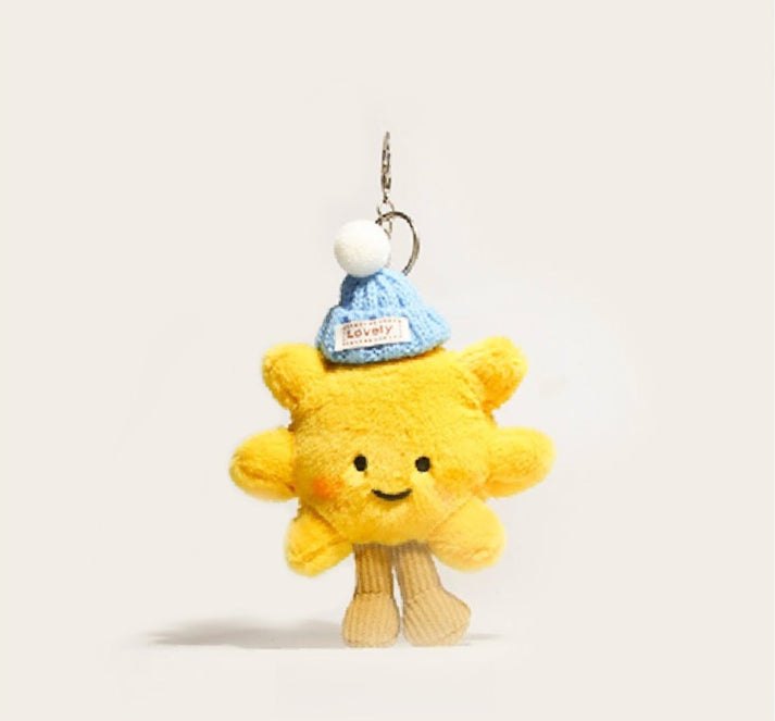 Sunflower Plush Bag Charm Keychain - Modomu