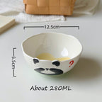 Cartoon Panda Ceramic Bowl - Modomu
