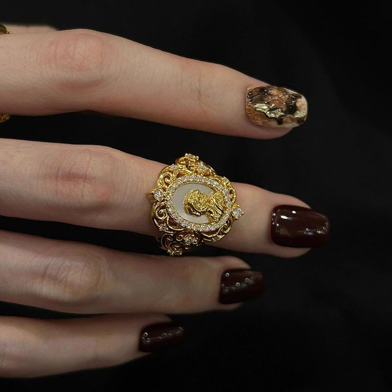 Tiger Eye Statement Ring Set - Modomu