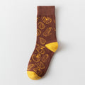 Autumn Pumpkin Crew Socks