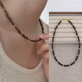 Retro Beaded Choker Necklace - Modomu