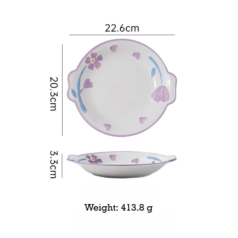 Floral Ceramic Baking Plate - Modomu