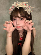 Skeleton Ruffle Headband