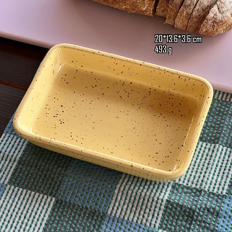 Speckled Square Serving Tray