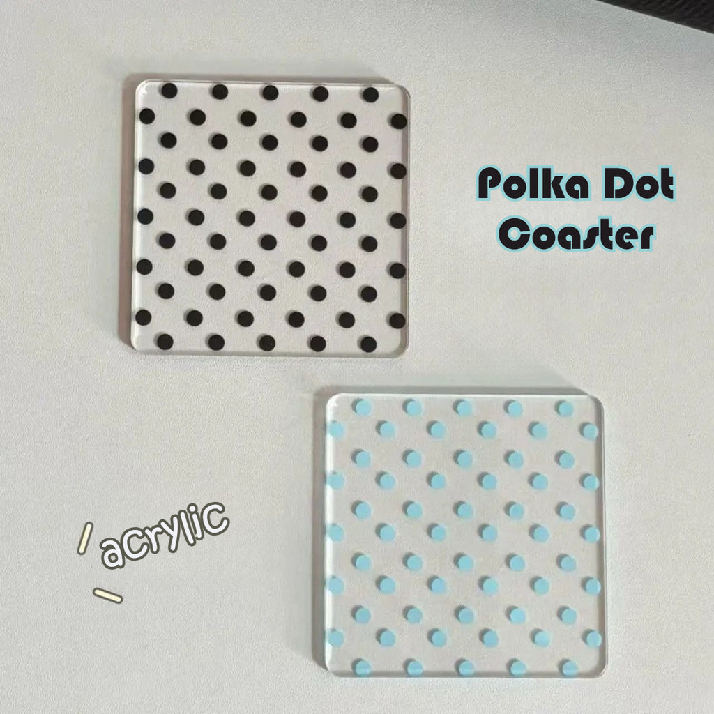 Retro Acrylic Square Drink Coaster