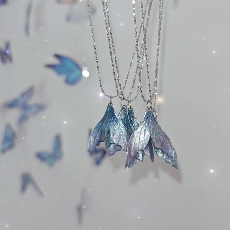 Fishtail Pendant Handmade Necklace - Modomu