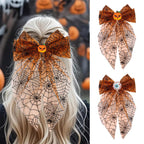 Cobweb Mesh Hair Bow