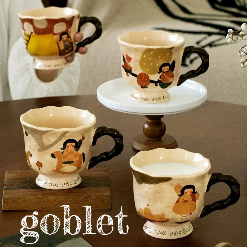Ceramic Goblet Style Water Mug - Modomu