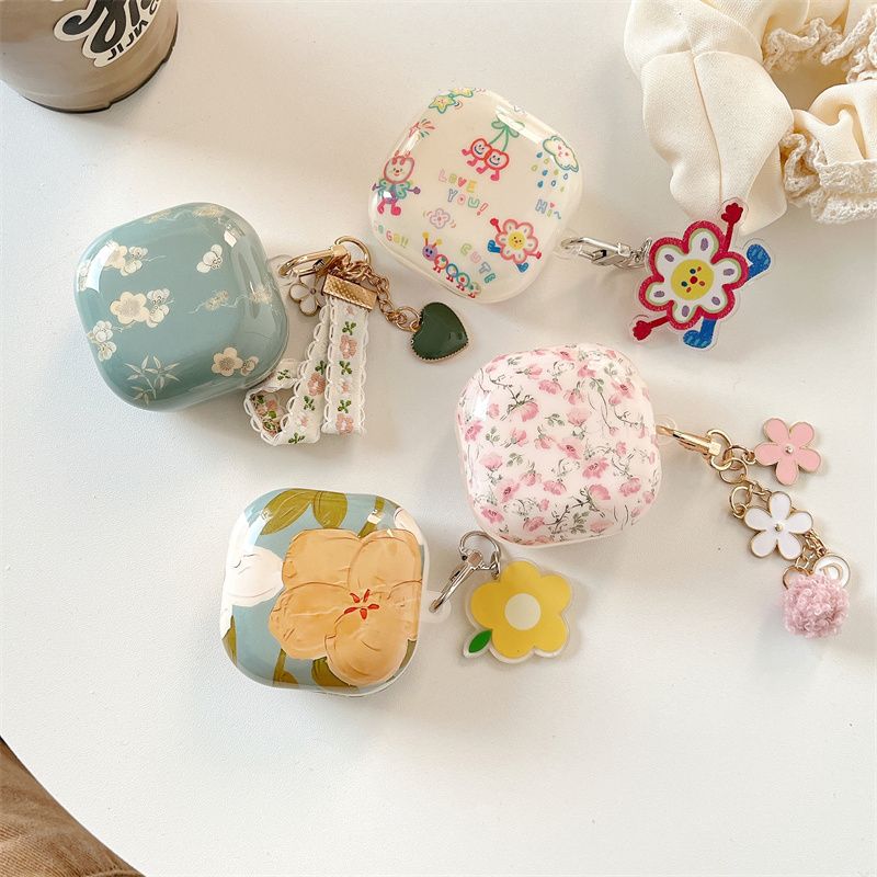 Floral Samsung Earbuds Protective Case