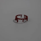 Dripping Blood Open Ring