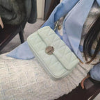Quilted Chain Flap Bag