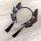 Butterfly Tassel Crown Band