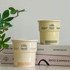 Label Print Handleless Ceramic Cup