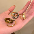 Tiger Eye Sunflower Ring - Modomu