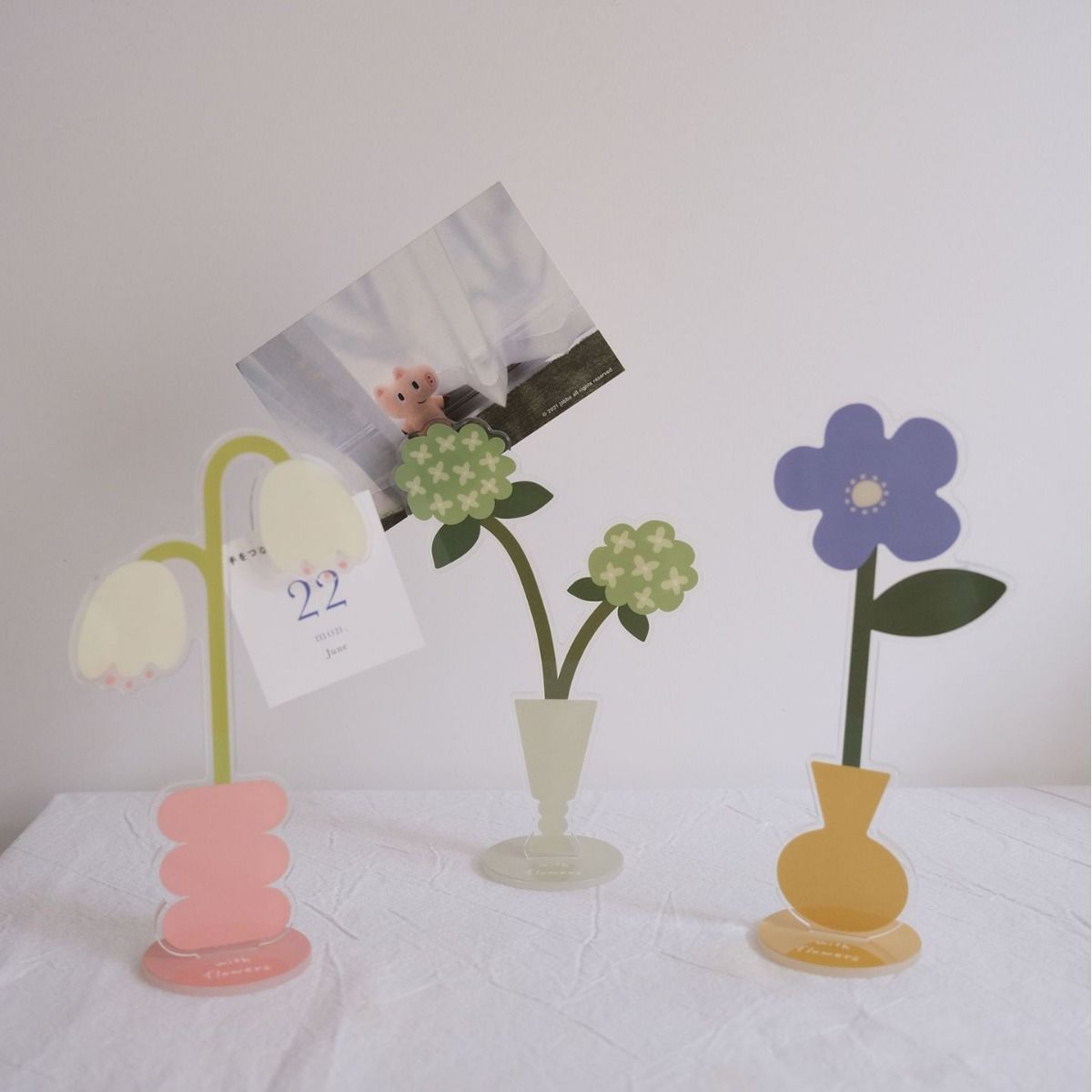 Hydrangea standing decor sculpture