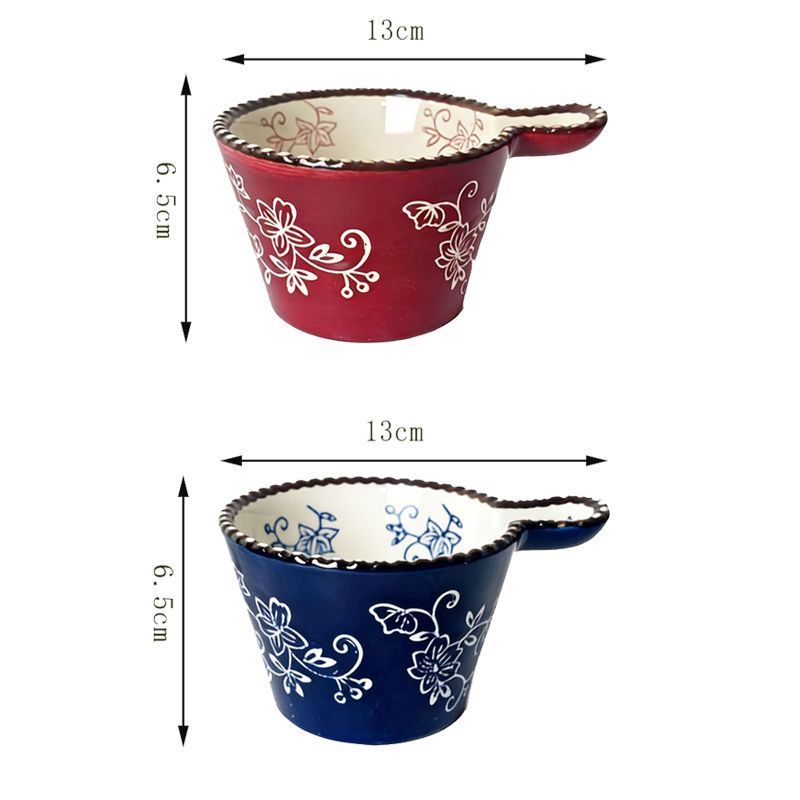 Beaded Handle Dessert Bowl