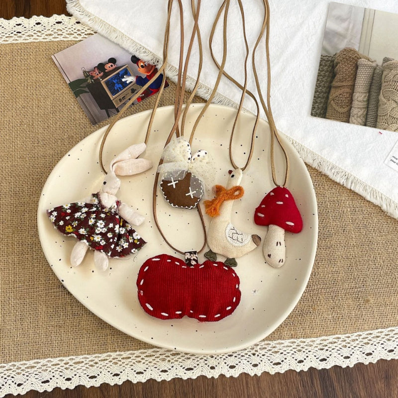 Handmade Kids Fabric Necklace - Modomu