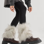 Fluffy Stacking Leg Warmers - Modomu