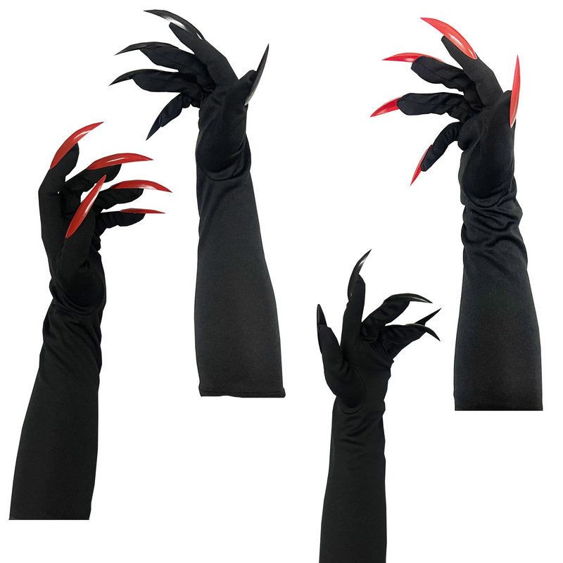 Long Claw Costume Gloves