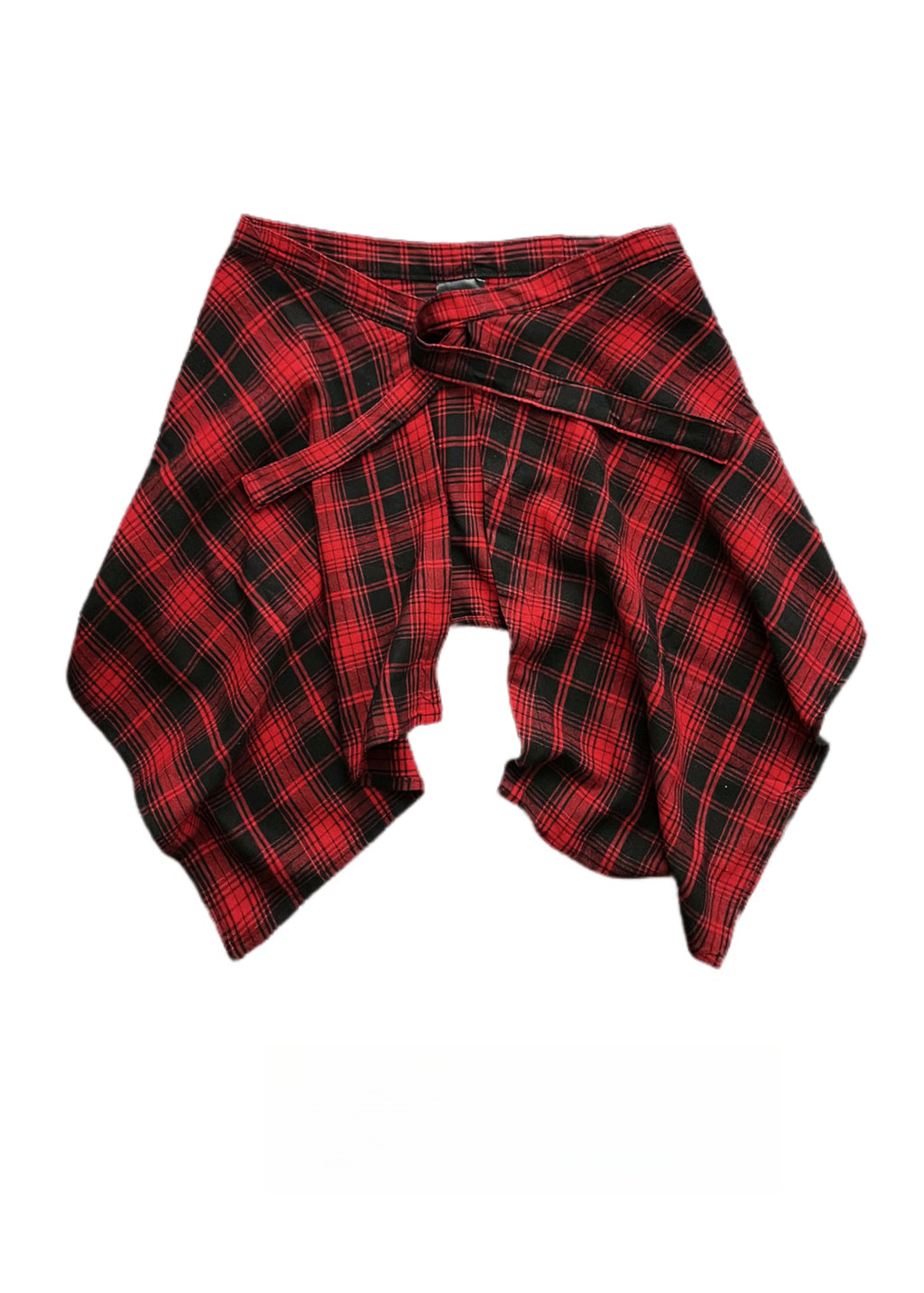 Unisex Plaid Layered Skirt - Modomu
