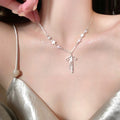 Bow Star Pearl Necklace - Modomu