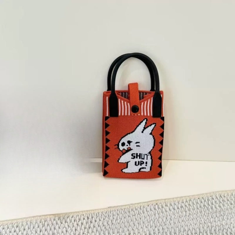 Knit Animal Phone Bag