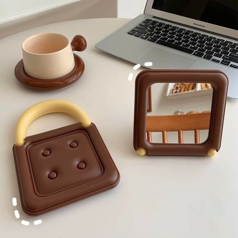 Creative Cookie Folding Makeup Mirror