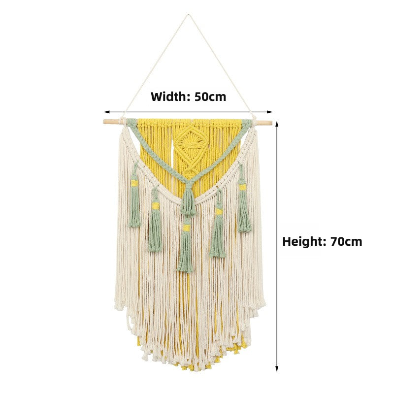 Handwoven Boho Fringe Tapestry - Modomu