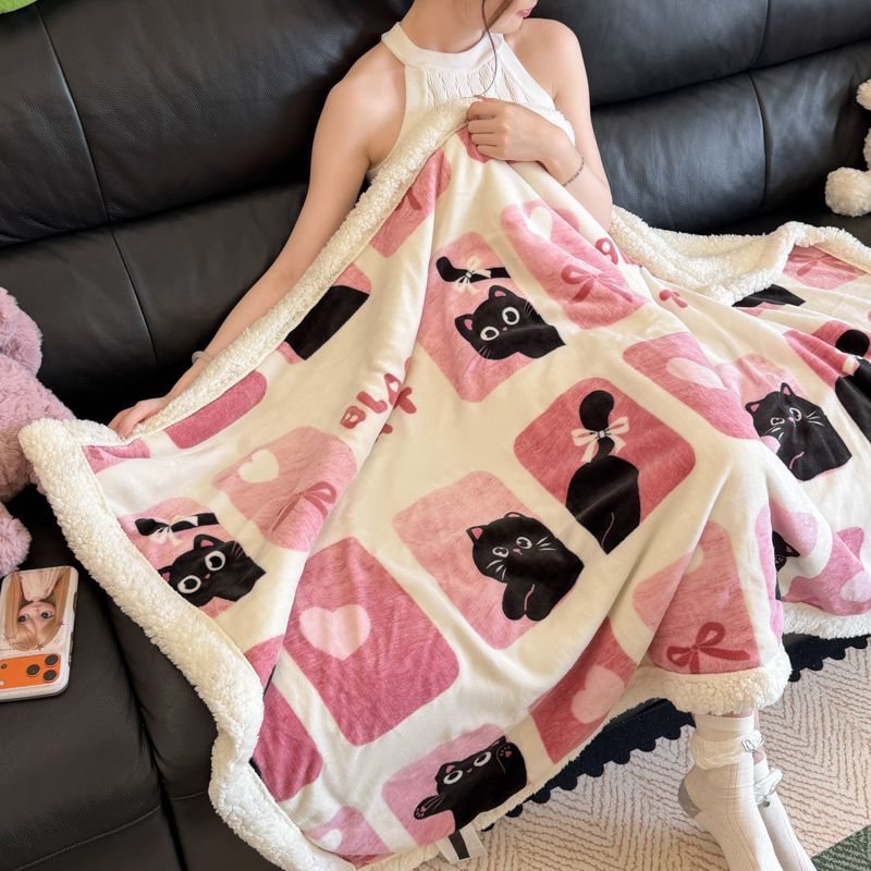 Cartoon Critter Snuggle Blanket