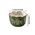 Carved Vine Flower Bowl