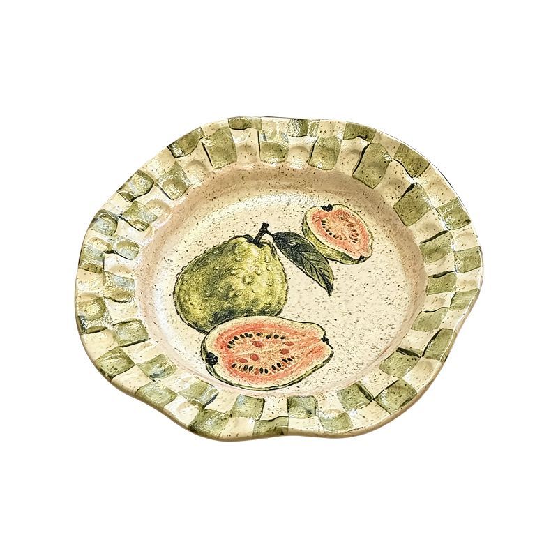 Hand-Pinched Ceramic Plate