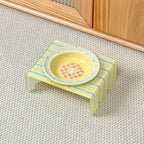 Piano Rabbit Elevated Pet Bowl