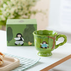 Ceramic Mug With Swing Girl - Modomu