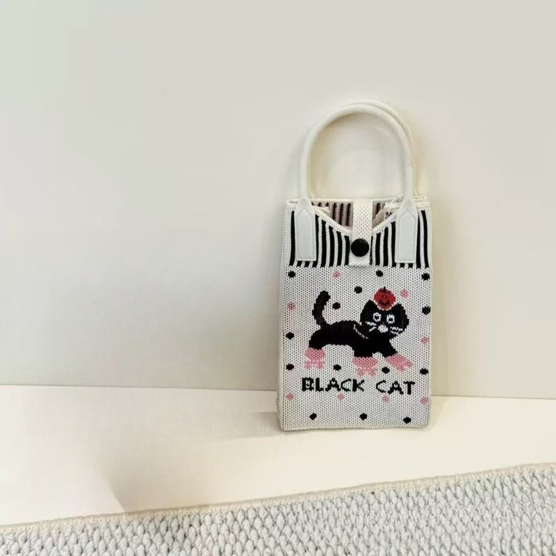 Knit Animal Phone Bag