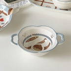 Cute Dessert Bowl With Handles - Modomu