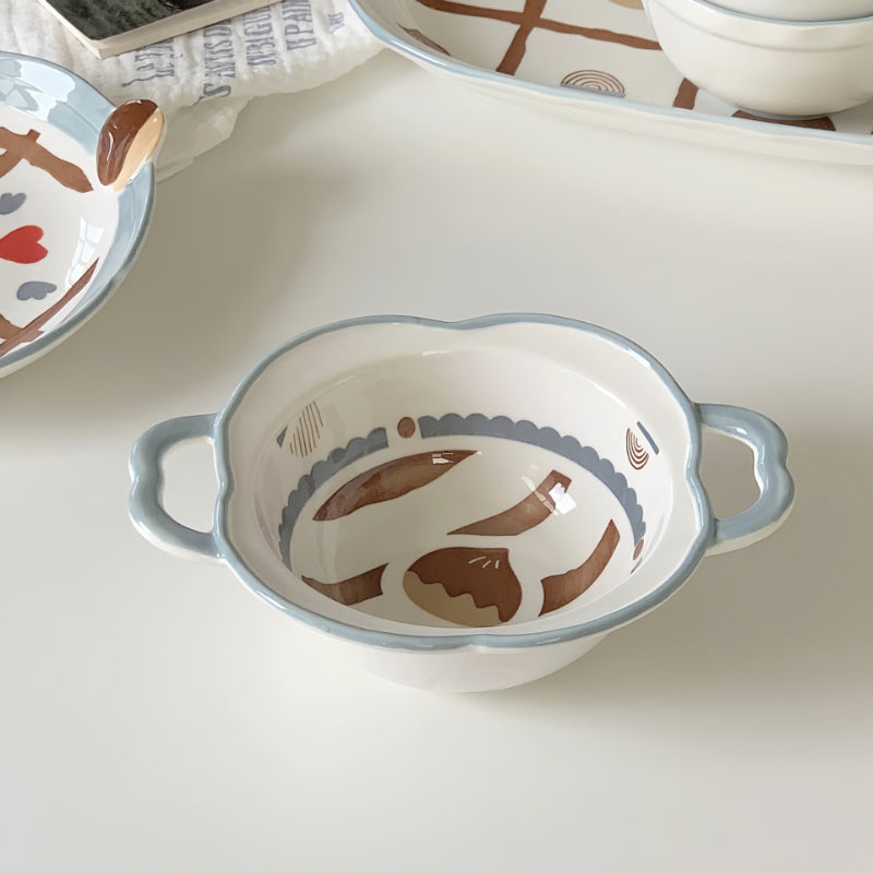 Cute Dessert Bowl With Handles - Modomu