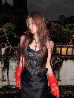 Cobweb Lace Ghost Veil