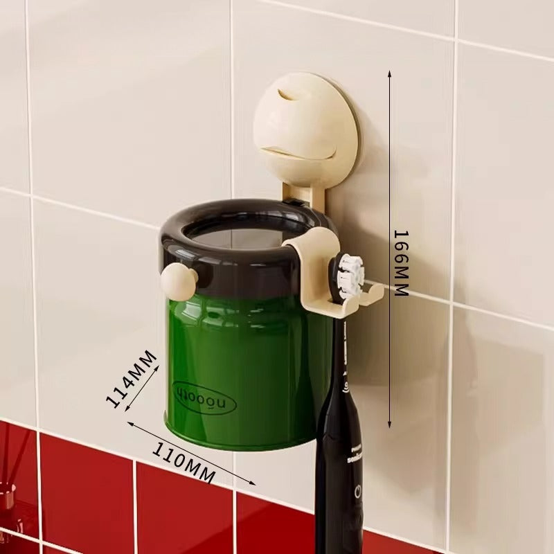 Magnetic Toothbrush Rack Cup Set