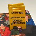 Caution Sign Claw Clip