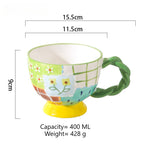 Hand Painted Ceramic Coffee Mug - Modomu