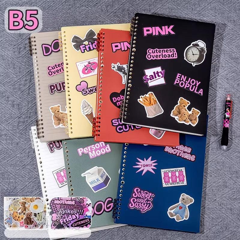 B5 Loose Leaf Study Notebook - Modomu