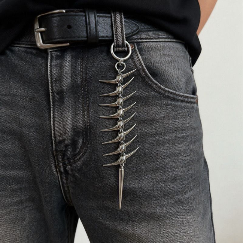 Fishbone Spike Waist Chain