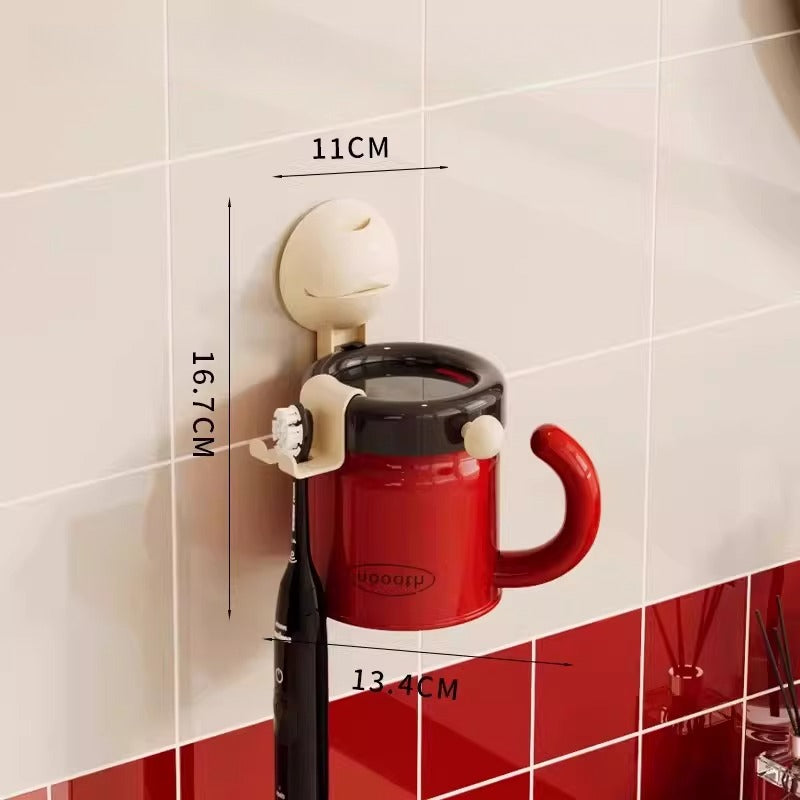 Magnetic Toothbrush Rack Cup Set