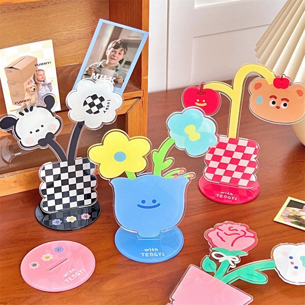 Acrylic Flower Note Clip